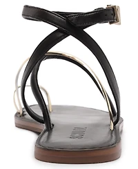 Schutz Women's Valeria Round Toe Flat Sandals