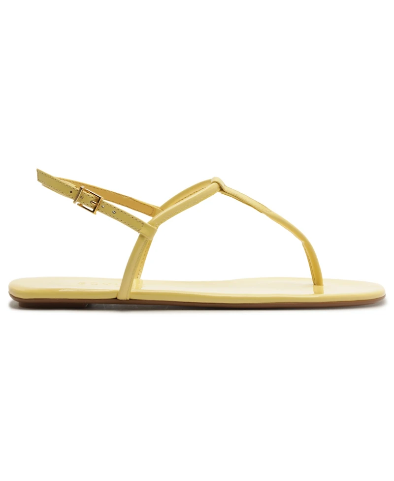 Schutz Women's Elsha Round Toe Flat Sandals