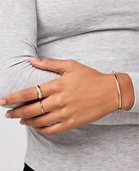 Ana Luisa 14k Gold-Plated Kira Dome Band Ring