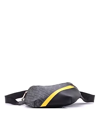 Pre-Owned Fendi Zip Belt Bag Zucca Coated Canvas and Leather