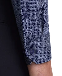 Ted Baker Men's Round Cuff Slim Fit Dress Shirt