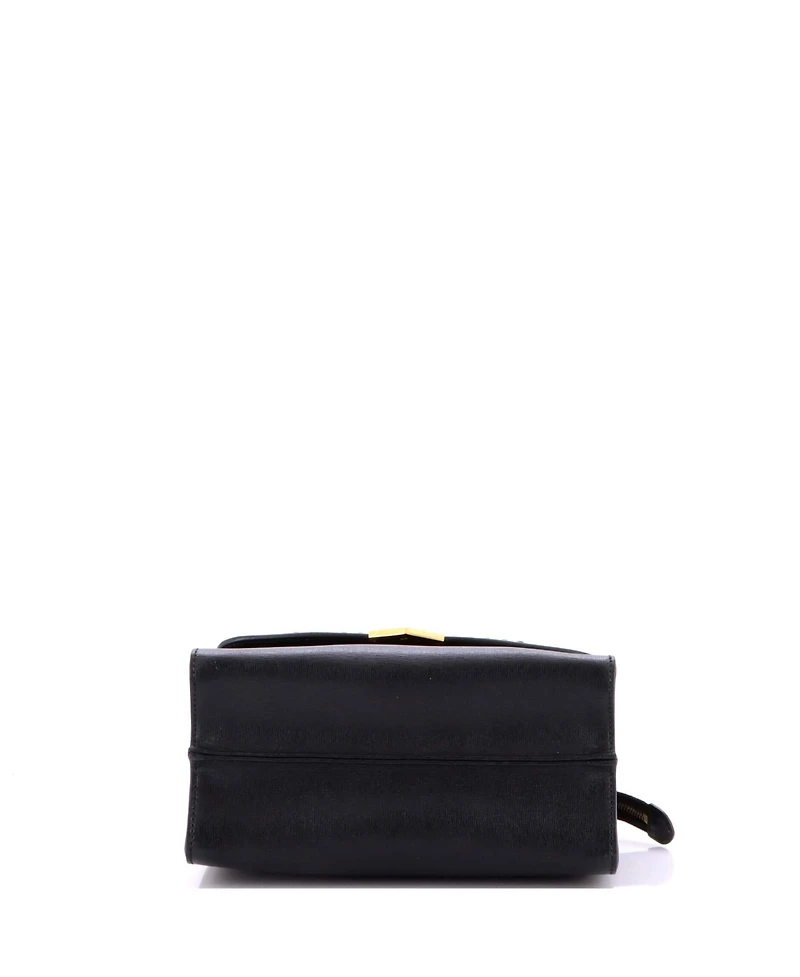 Pre-Owned Fendi Demi Jour Monster Satchel Studded Leather