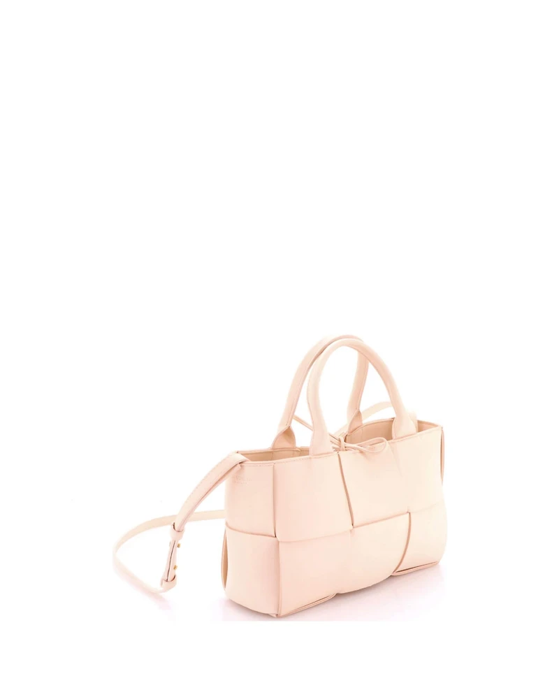 Pre-Owned Bottega Veneta Mini Arco Tote Maxi Intrecciato Leather