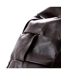 Pre-Owned Bottega Veneta Small Cassette Sailor Backpack Maxi Intrecciato Leather