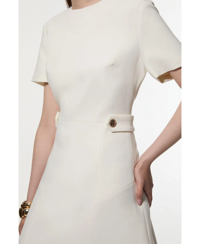 Karen Millen Women's Detail Tailored Mini Dress