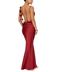 Jluxlabel Women's Down The Aisle Satin Gown