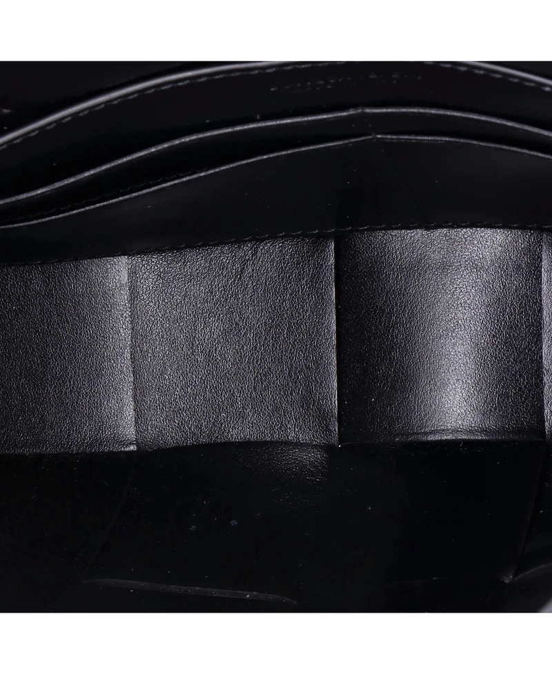 Pre-Owned Bottega Veneta Cassette Pouch on Strap Maxi Intrecciato Leather