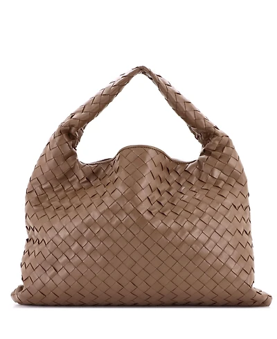 Pre-Owned Bottega Veneta Small Hop Hobo Intrecciato Leather