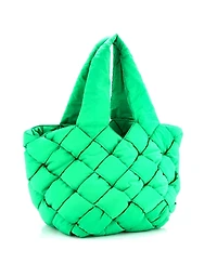 Pre-Owned Bottega Veneta Cassette Paper Tote Intrecciato Nylon