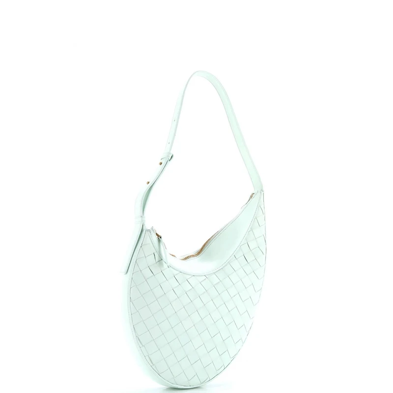 Pre-Owned Bottega Veneta Small Drop Shoulder Bag Intrecciato Nappa