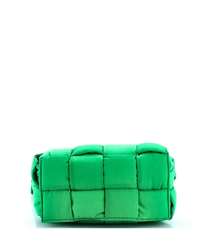 Pre-Owned Bottega Veneta Cassette Crossbody Bag Maxi Intrecciato Nylon