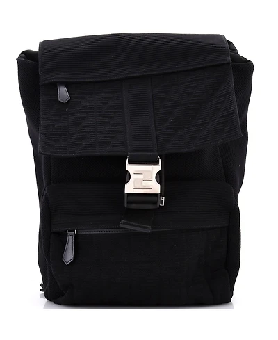 Pre-Owned Fendi Medium Fendiness Backpack Zucca Jacquard and Mesh