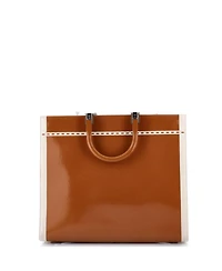 Pre-Owned Fendi Large Sunshine Shopper Tote Patent