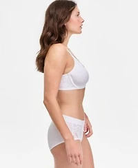 Bali Womens Breathe Lace Underwire Bra Hipster Underwear