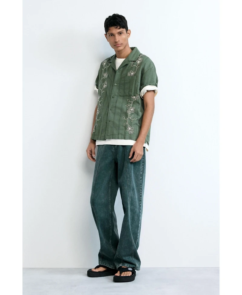 Desigual Men's Embroidered shirt