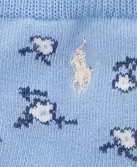Polo Ralph Lauren Baby Boys' Blueberry Dog, Floral and Gingham Design Socks, 3-Pack