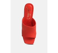 Womens Cannes Slim Block Heel Sandals