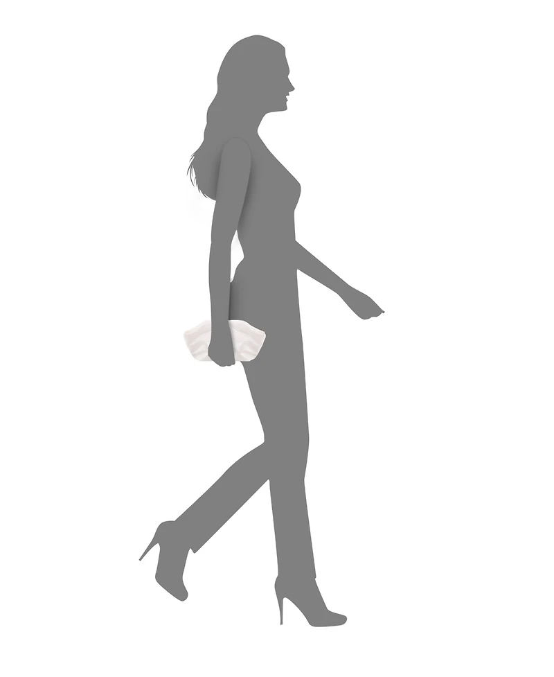 Nina Lyric Soft Metallic Small Clutch Handbag