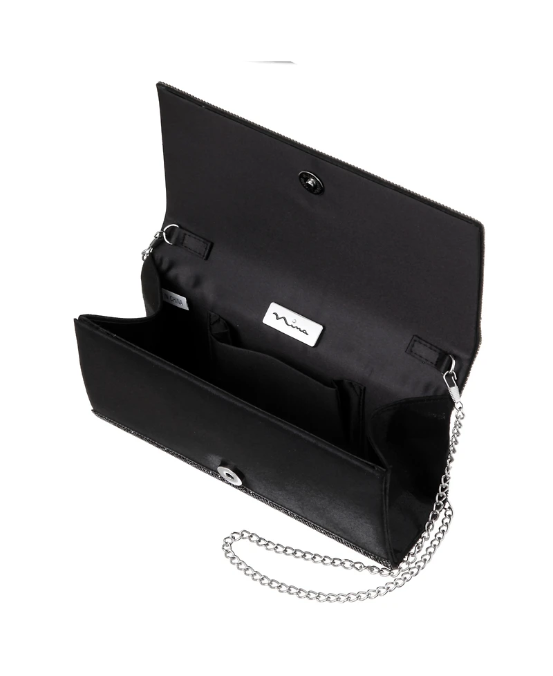 Nina Deva Crystal Small Clutch Handbag