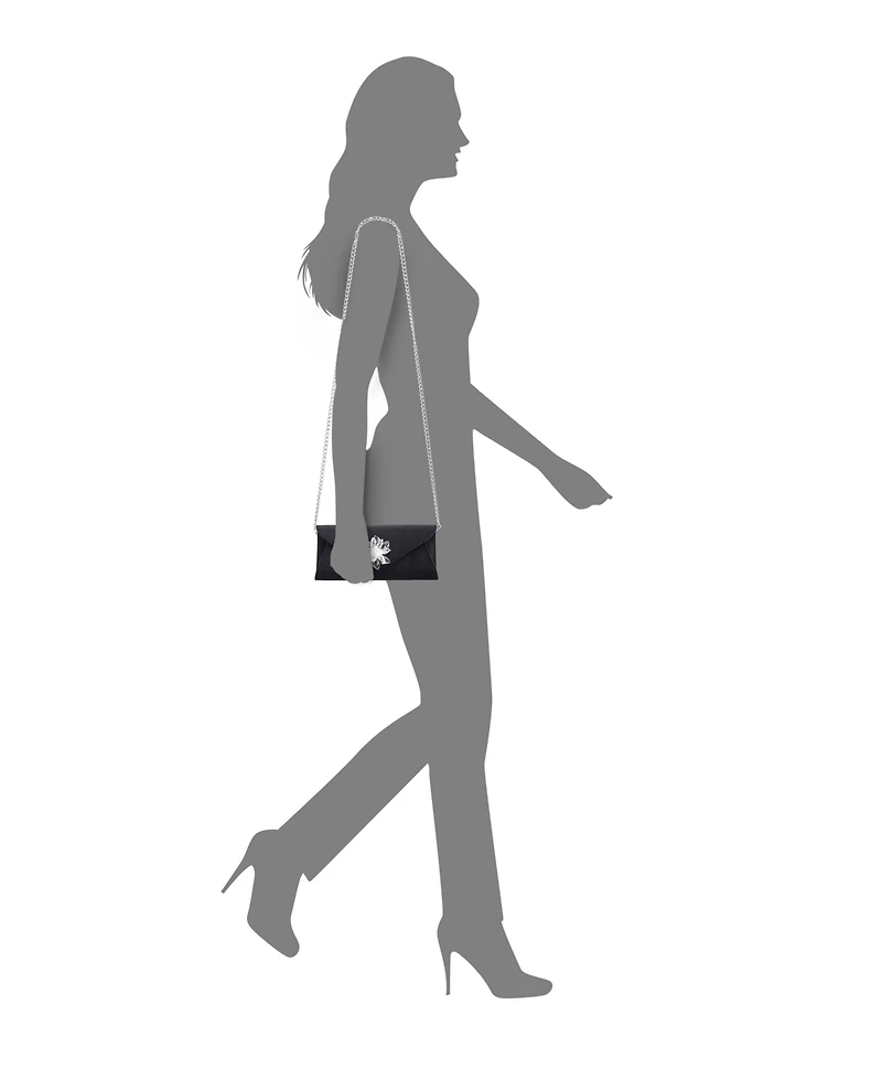 Nina Twila Crystal Cluster Small Clutch Handbag