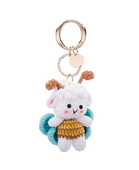Nina Crochet Angel Lamb Small Bag Charm