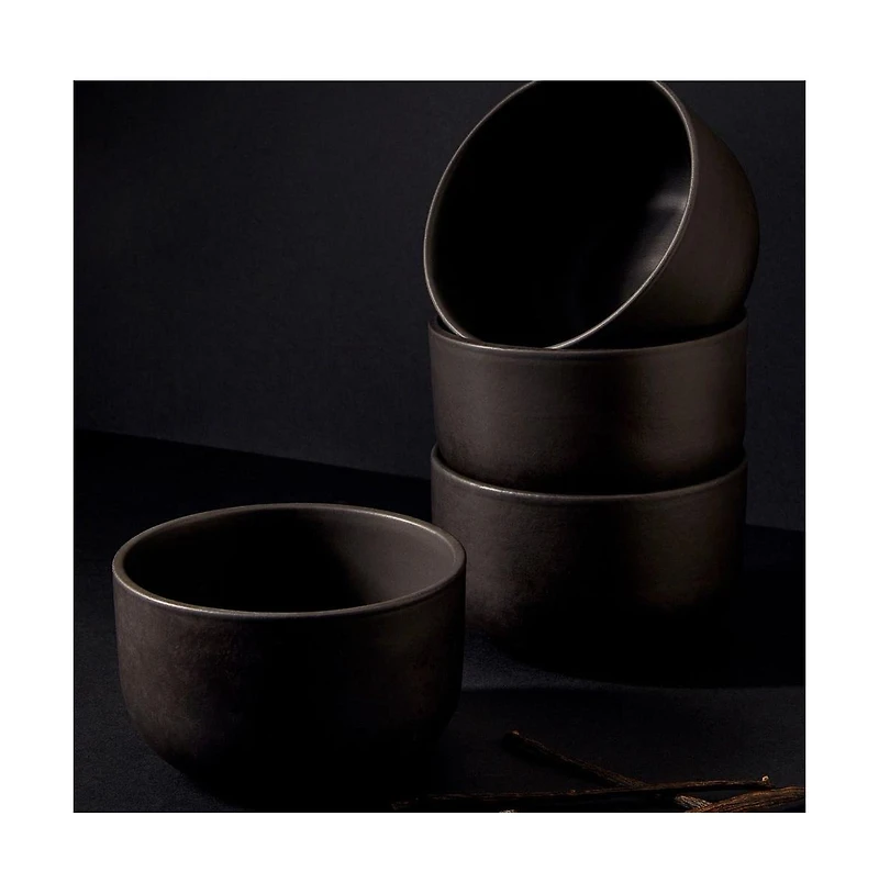 Gharyan Stoneware, Stoneware Dinner Bowl | Youlha 25 oz - Set of 4