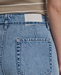 Dkny Jeans Petite High-Rise Wide-Leg