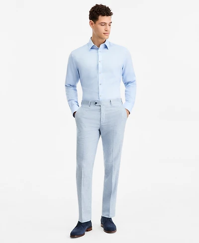 Bar Iii Men's Slim-Fit Linen-Blend Suit Separates Pants, Macy's Exclusive
