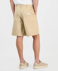 Hugo Boss Men's Cotton Canvas Regular-Fit Workwear Shorts