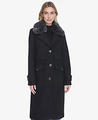 Olpae Sb Wool Twill Women's Coat With Back Vent