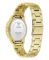 Guess Women's Gold-Tone Stainless Steel Multi-Function Watch, 36mm