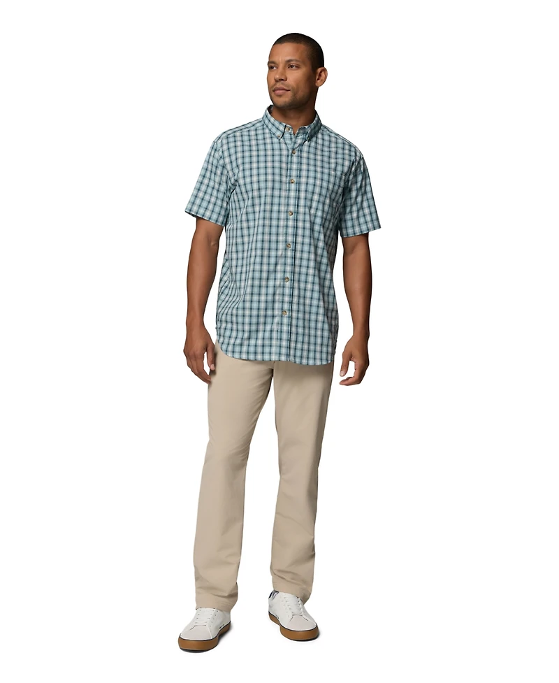 Columbia Men's Rapid Rivers Short Sleeve Plaid Shirt
