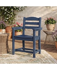 Set of 2 Outdoor Dining Chair with Armrests, For All Weather Conditions