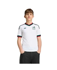 Adidas Big Boys and Girls White Mexico National Team Fifa X World Cup 2026 Away Replica Jersey