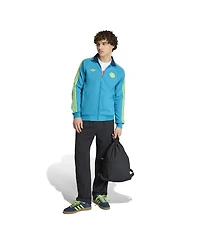 Adidas Men's Turquoise Colombia National Team 2026 World Cup Anthem Full-Zip Jacket