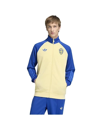 Adidas Men's Yellow Sweden National Team 2026 World Cup Originals Track Jacket