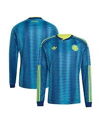 Adidas Men's Turquoise Colombia National Team Fifa X World Cup 2026 Away Replica Long Sleeve Jersey