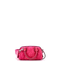 Pre-Owned Gucci Mini Ophidia Convertible Boston Top Handle Bag Gg Matelasse Leather