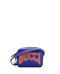 Pre-Owned Gucci Small Ny Dragons Camera Crossbody Bag Printed Leather