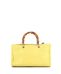 Pre-Owned Gucci Medium Bamboo Shopper Tote Leather