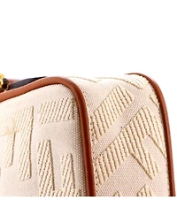 Pre-Owned Fendi Mini Baguette Nm Bag Zucca Embroidered Canvas