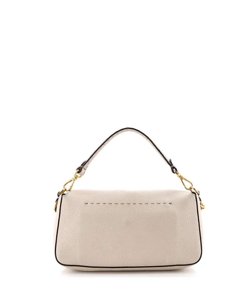 Pre-Owned Fendi Medium Selleria Baguette Nm Bag Leather