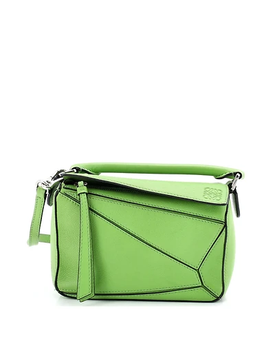 Pre-Owned Loewe Mini Puzzle Bag Leather