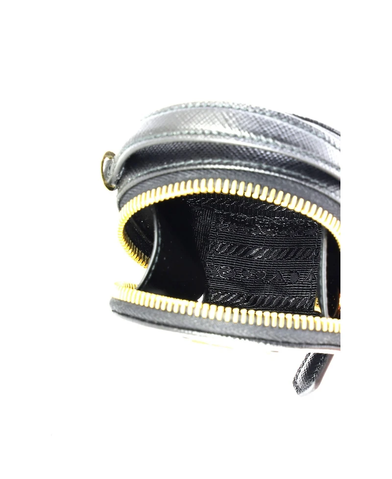 Pre-Owned Prada Mini Top Handle Crossbody Pouch Saffiano Leather