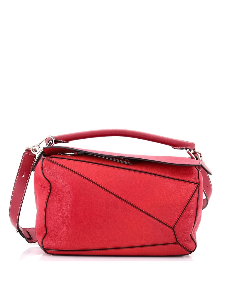 Pre-Owned Loewe Medium Puzzle Bag Leather