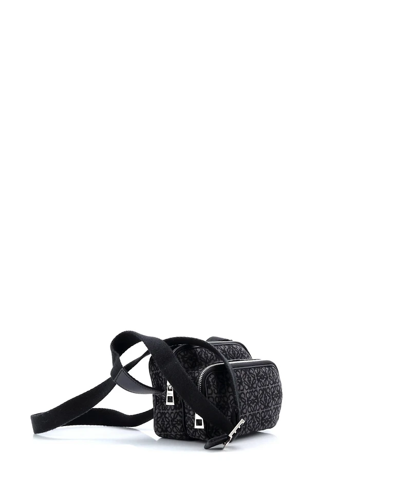 Pre-Owned Loewe Mini Front Pocket Camera Bag Anagram Canvas
