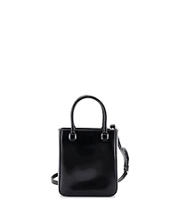 Pre-Owned Prada Small Convertible Tote Brushed Leather