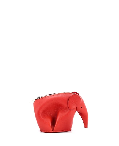 Pre-Owned Loewe Elephant Coin Purse Leather