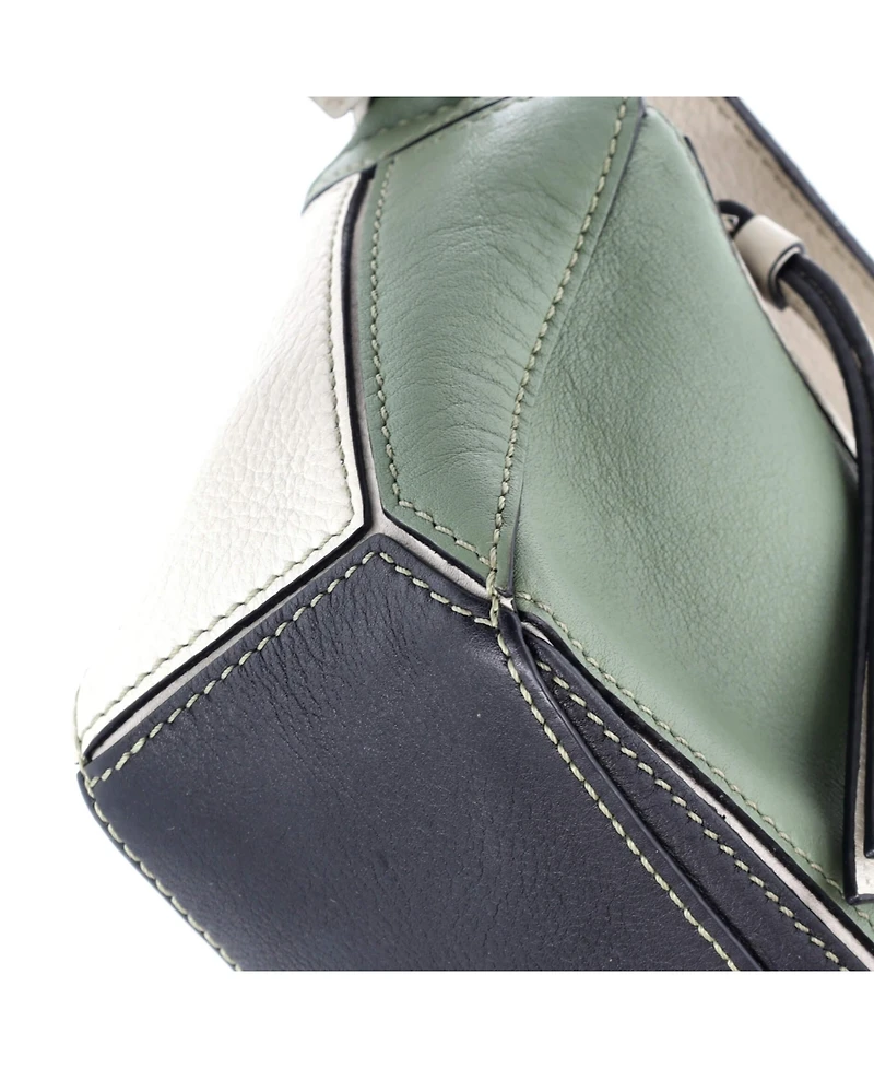 Pre-Owned Loewe Mini Puzzle Bag Leather