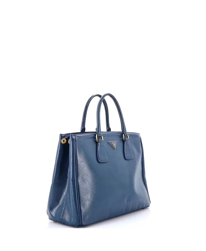 Pre-Owned Prada Medium Parabole Tote Vernice Saffiano Leather
